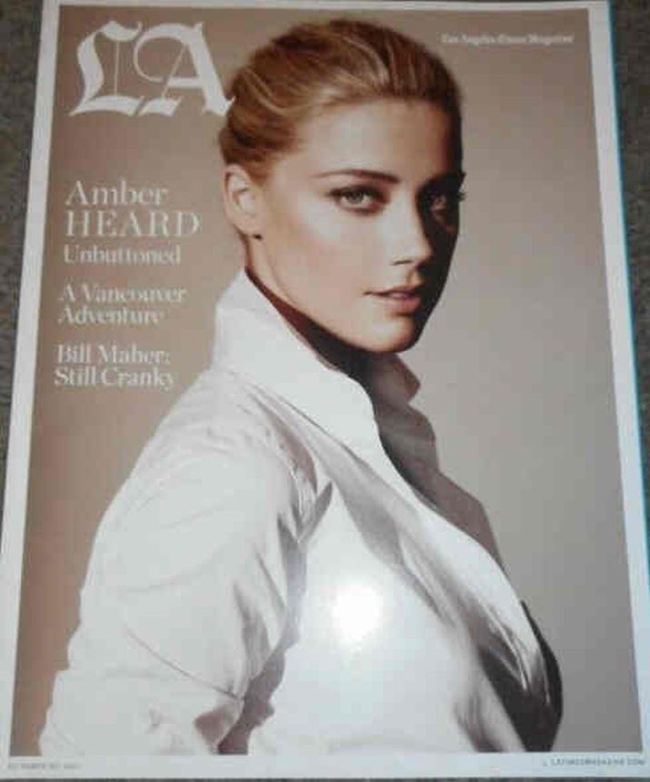 LOS ANGELES TIMES magazine side cover 2 October 2011
