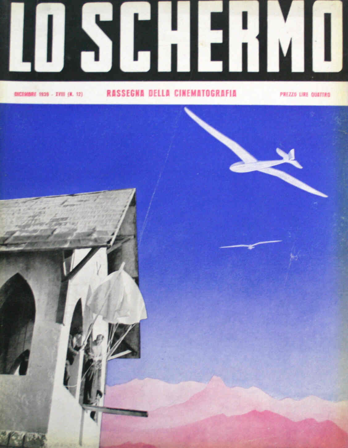 SCHERMO | LO magazine side cover December 1939