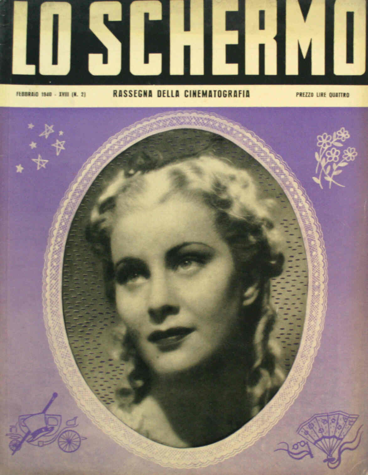 SCHERMO | LO magazine side cover February 1940