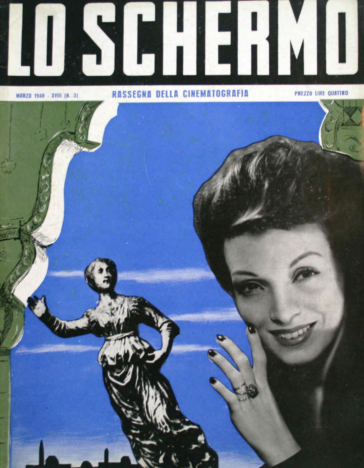 SCHERMO | LO magazine side cover March 1940