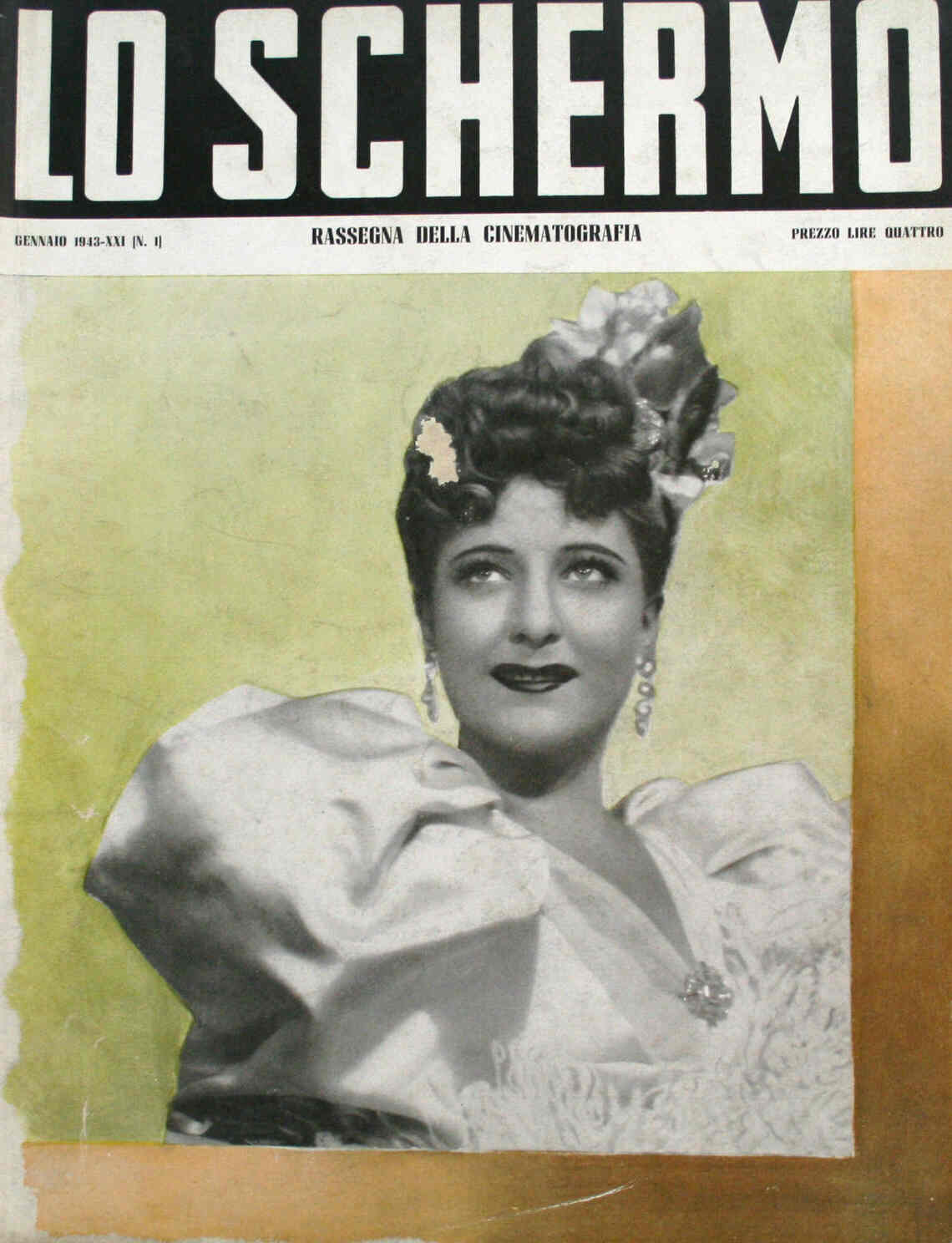 SCHERMO | LO magazine side cover January 1943