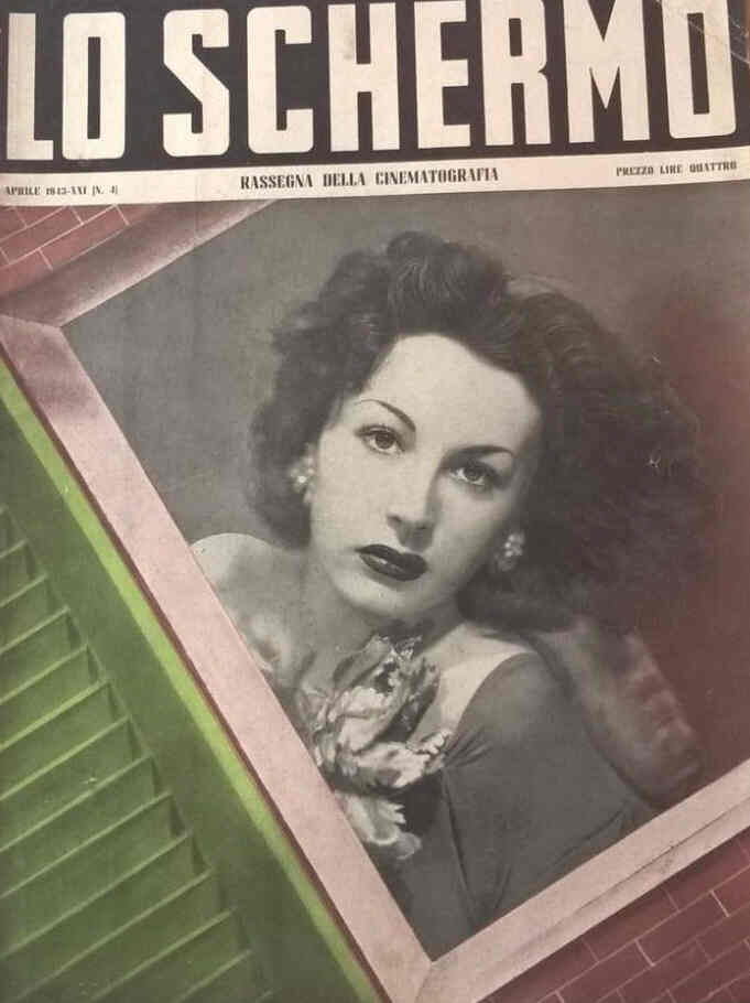 SCHERMO | LO magazine side cover April 1943