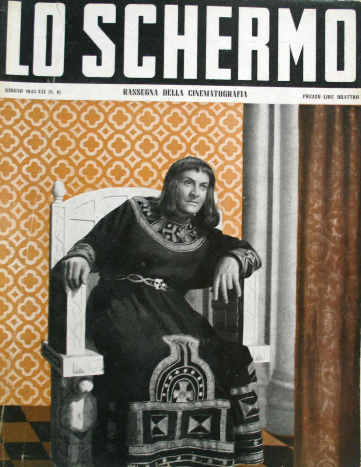 SCHERMO | LO magazine side cover June 1943
