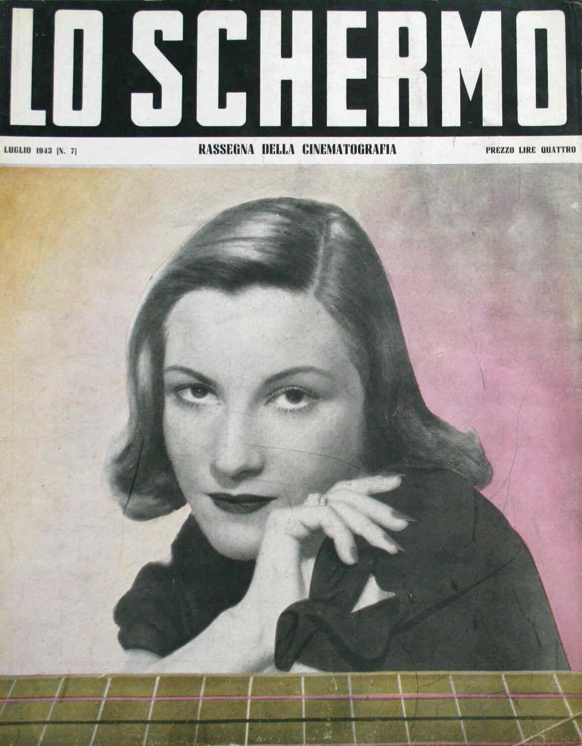 SCHERMO | LO magazine side cover July 1943