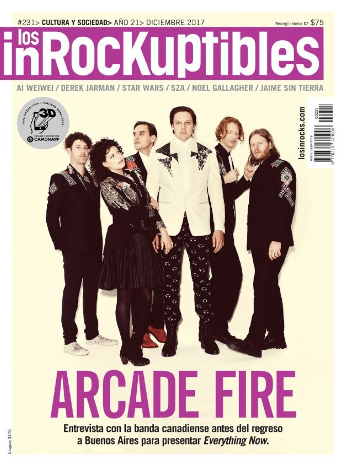 INROCKUPTIBLES | LOS magazine side cover Issue 231  December 2017