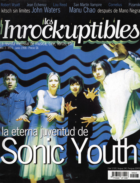 INROCKUPTIBLES | LOS magazine side cover June 1998