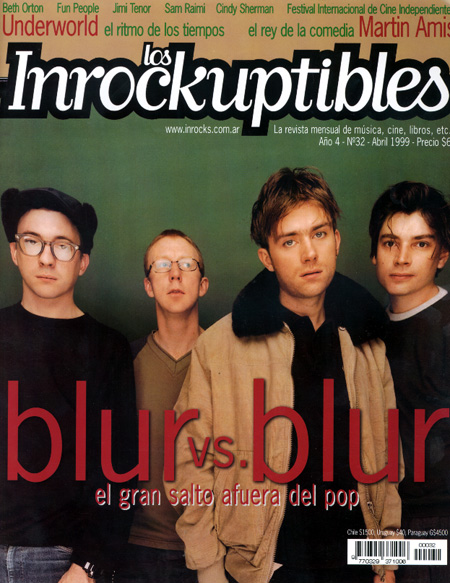 INROCKUPTIBLES | LOS magazine side cover April 1999