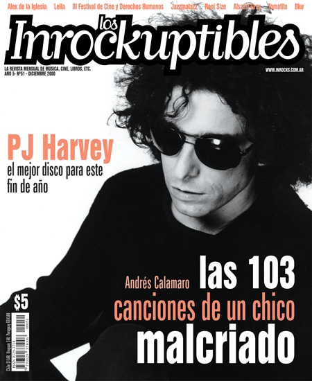 INROCKUPTIBLES | LOS magazine side cover December 2000