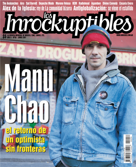 INROCKUPTIBLES | LOS magazine side cover June 2001