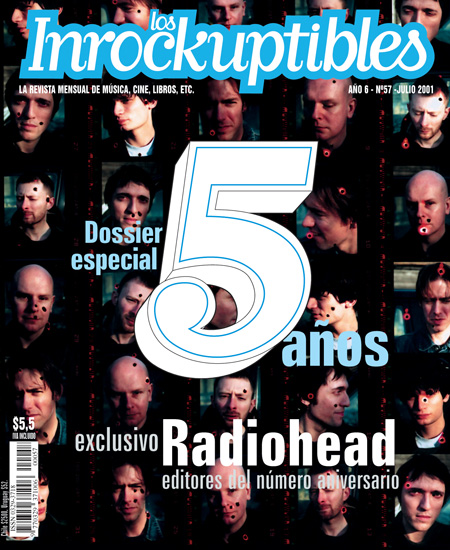 INROCKUPTIBLES | LOS magazine side cover July 2001