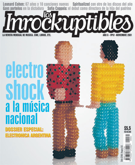 INROCKUPTIBLES | LOS magazine side cover November 2001