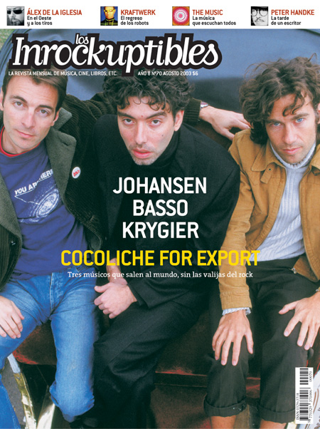 INROCKUPTIBLES | LOS magazine side cover August 2003