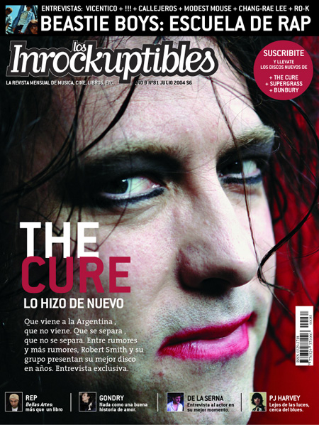 INROCKUPTIBLES | LOS magazine side cover July 2004