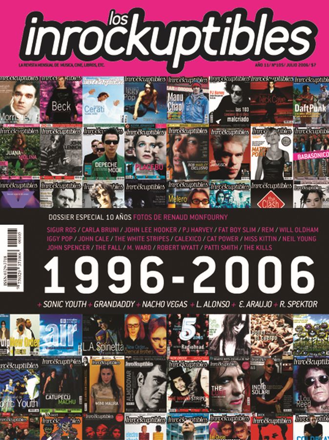 INROCKUPTIBLES | LOS magazine side cover July 2006