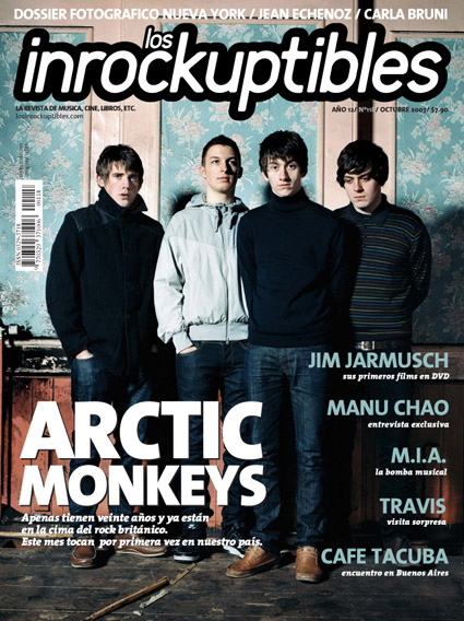 INROCKUPTIBLES | LOS magazine side cover October 2007