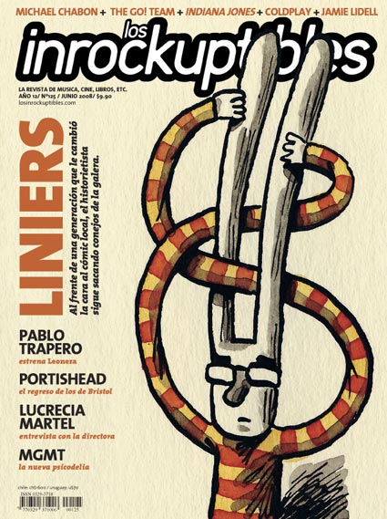 INROCKUPTIBLES | LOS magazine side cover June 2008