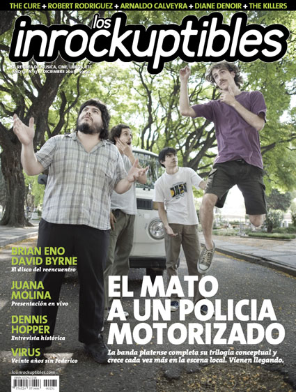 INROCKUPTIBLES | LOS magazine side cover December 2008