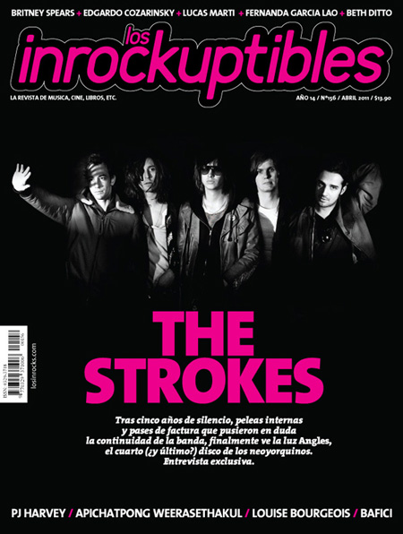 INROCKUPTIBLES | LOS magazine side cover April 2011