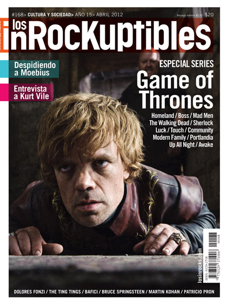INROCKUPTIBLES | LOS magazine side cover April 2012