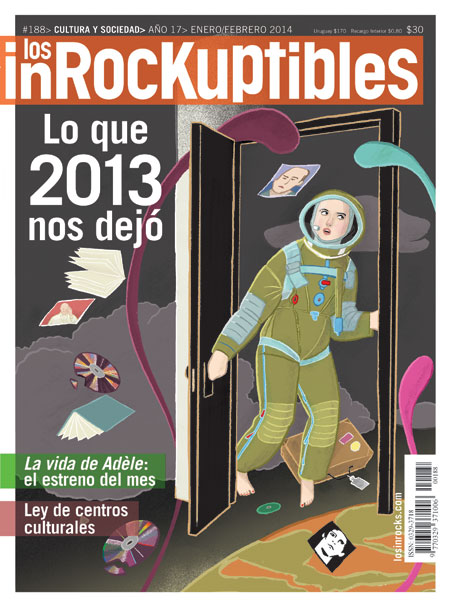 INROCKUPTIBLES | LOS magazine side cover January/February 2014