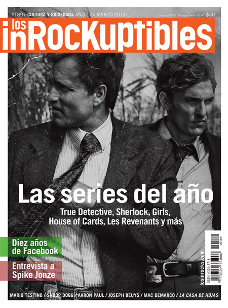 INROCKUPTIBLES | LOS magazine side cover March 2014