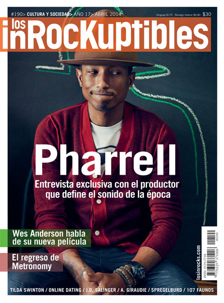 INROCKUPTIBLES | LOS magazine side cover April 2014