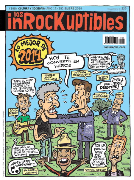 INROCKUPTIBLES | LOS magazine side cover December 2014