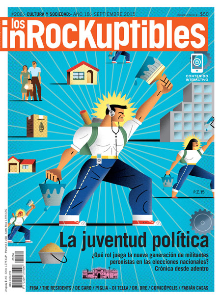 INROCKUPTIBLES | LOS magazine side cover September 2015
