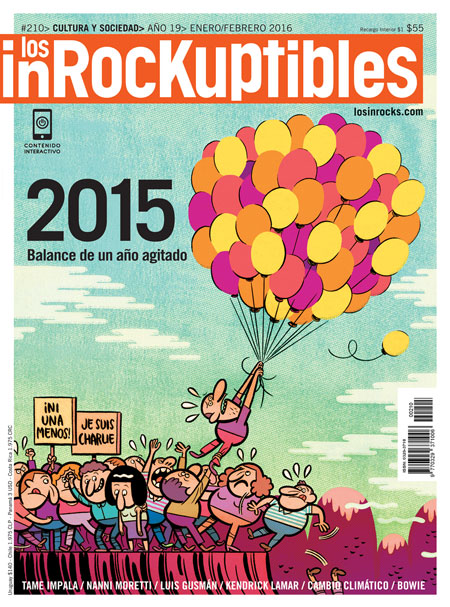 INROCKUPTIBLES | LOS magazine side cover January/February 2016