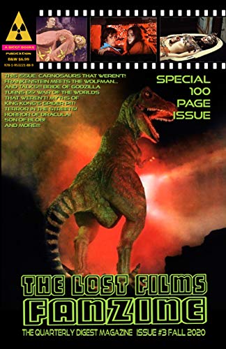 LOST FILMS FANZINE magazine side cover Issue 3 Fall 2020