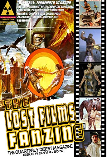 LOST FILMS FANZINE magazine side cover Issue 1 Spring 2020