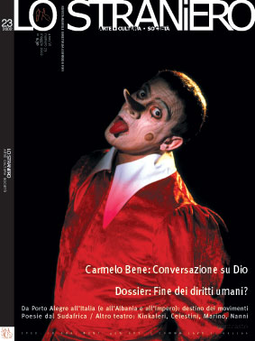 STRANIERO | LO magazine side cover Issue 23 May 2002