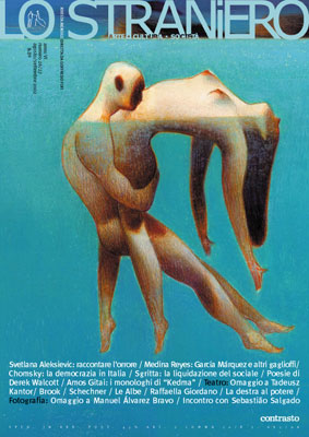 STRANIERO | LO magazine side cover Issue 26/27 August/September 2002