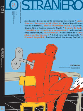 STRANIERO | LO magazine side cover Issue 62/63 August/September 2005