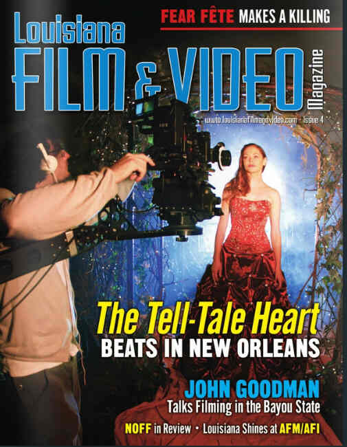 LOUISIANA FILM AND VIDEO MAGAZINE magazine side cover Issue 4  2011