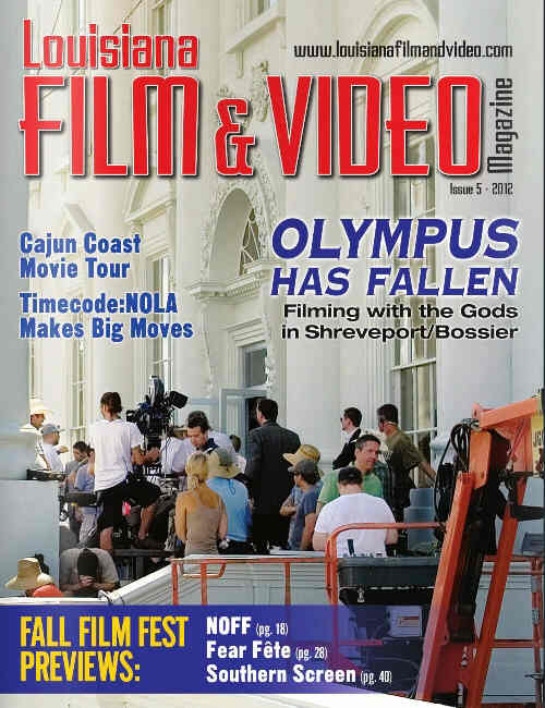 LOUISIANA FILM AND VIDEO MAGAZINE magazine side cover Issue 5  2012