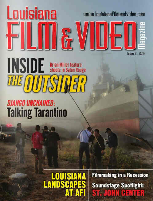 LOUISIANA FILM AND VIDEO MAGAZINE magazine side cover Issue 6  2012