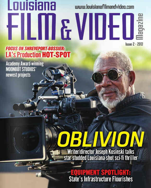 LOUISIANA FILM AND VIDEO MAGAZINE magazine side cover Issue 2  2013
