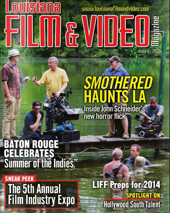 LOUISIANA FILM AND VIDEO MAGAZINE magazine side cover Issue 4  2013