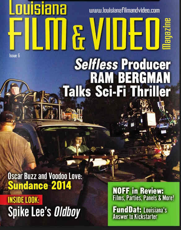LOUISIANA FILM AND VIDEO MAGAZINE magazine side cover Issue 6  2013