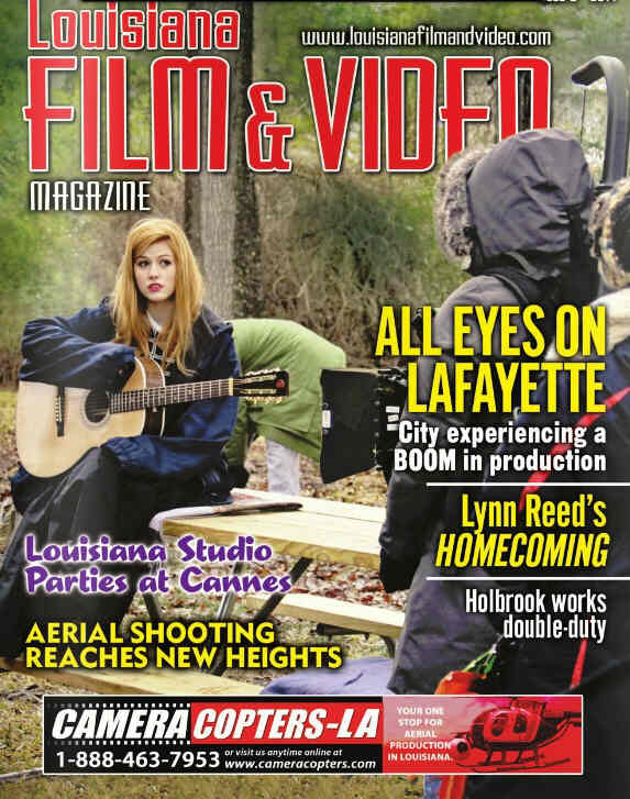 LOUISIANA FILM AND VIDEO MAGAZINE magazine side cover Issue 2  2014