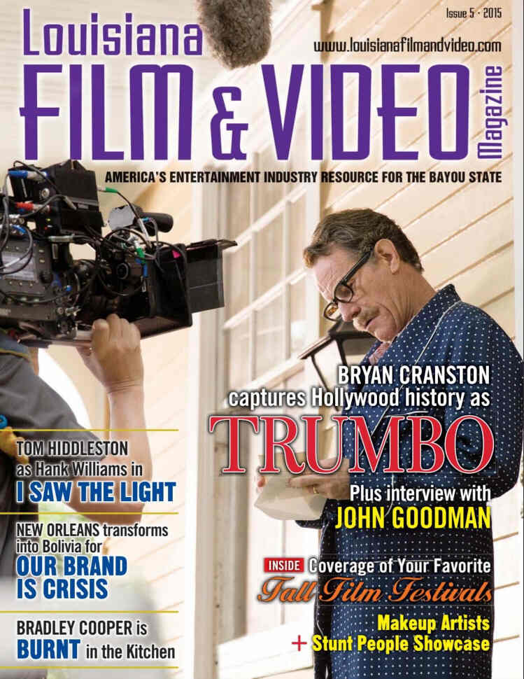 LOUISIANA FILM AND VIDEO MAGAZINE magazine side cover Issue 5  2015