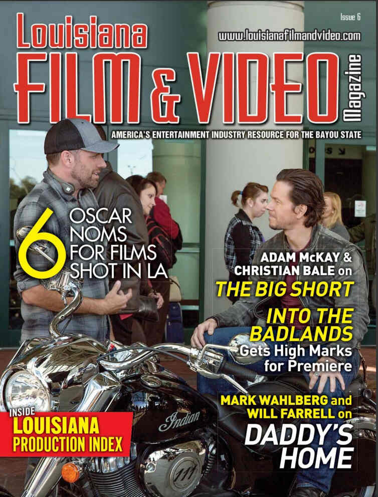 LOUISIANA FILM AND VIDEO MAGAZINE magazine side cover Issue 6  2015