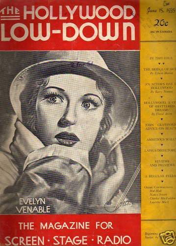 HOLLYWOOD LOW-DOWN | THE magazine side cover 15 June 1935