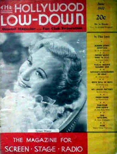 HOLLYWOOD LOW-DOWN | THE magazine side cover June 1937