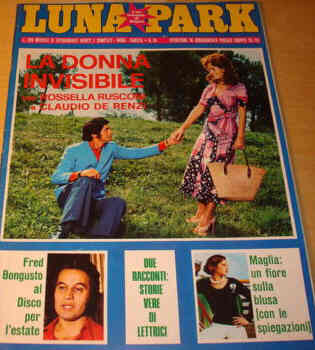 LUNAPARK MENSILE magazine side cover Issue 95  