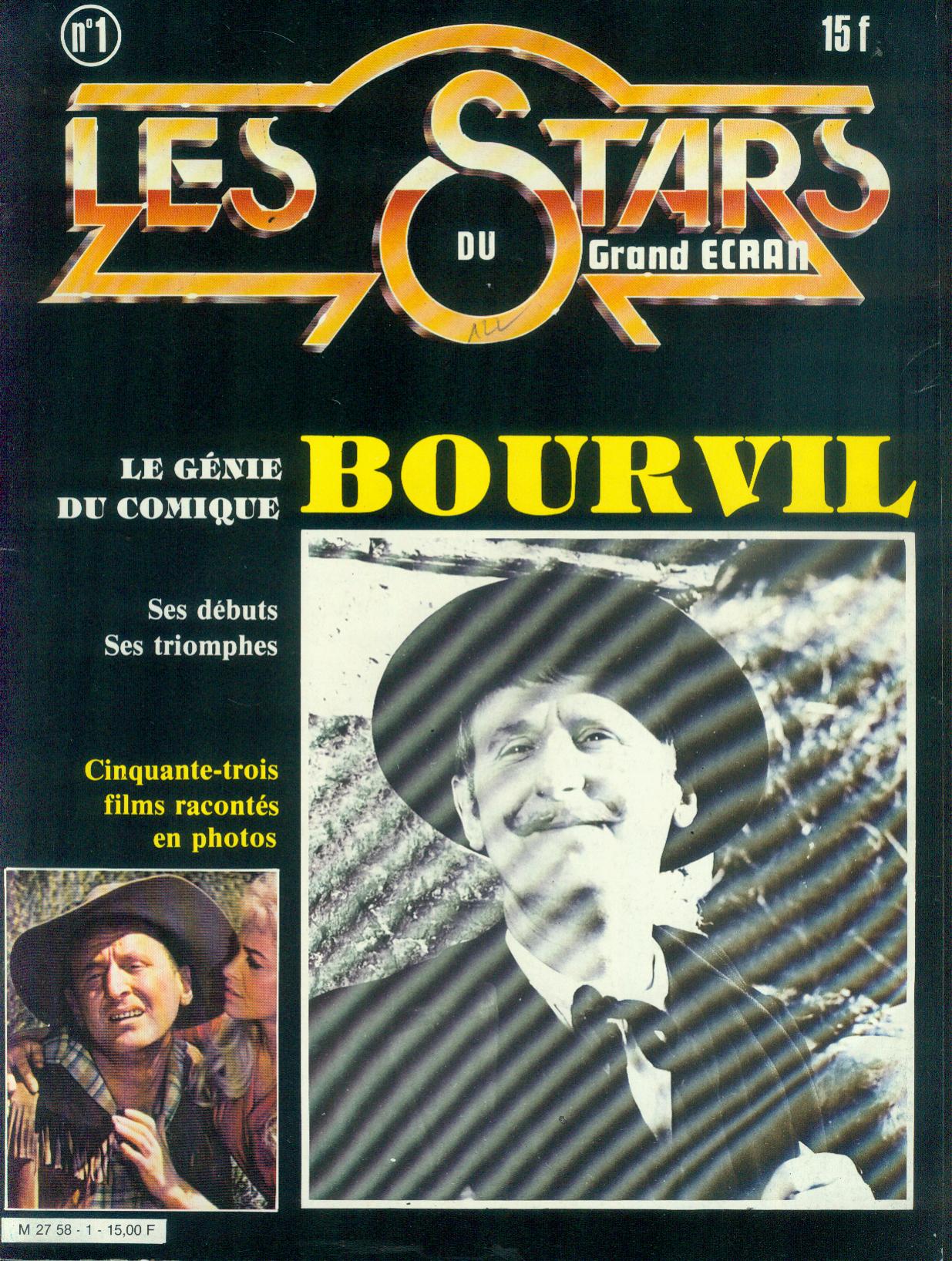 LES STARS DU GRAND ECRAN magazine side cover Issue 1   1980