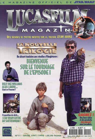 LUCASFILM STAR WARS magazine side cover Issue 11 Winter 1997