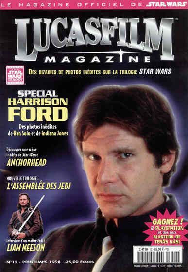 LUCASFILM STAR WARS magazine side cover Issue 12 Spring 1998