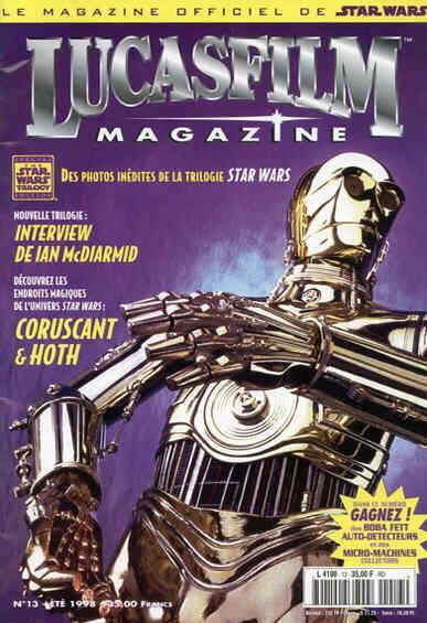 LUCASFILM STAR WARS magazine side cover Issue 13 Summer 1998